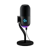 Logitech G Yeti GX dynamisches RGB-Gaming-Mikrofon mit LIGHTSYNC, USB-Mikrofon zum Streaming, Superniere,…