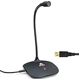 KLIM Talk USB - Standmikrofon PC und Mac - Kompatibel mit jedem Computer - Professionelles USB Mikrofon-…