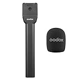 Godox ML-H Mikrofon Handheld Adapter Halterung Griff mit Schwamm für drahtlose Godox MoveLink M1/M2/UC1/UC2…
