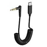 Gbformat Microphone Adapter Cable Audio Cable Typ C auf 3,5mm TRS Aux Kabel mit Microphone Typ C Adapterkabel…