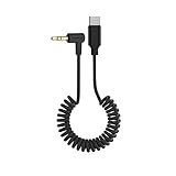 comica CVM-D-UC Mikrofonadapterkabel Ausgang Kabel für Mikrofone 3.5mm TRS auf USB-C Audio Kabel mit…