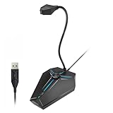 CMTECK USB Computer Mikrofon, Plug & Play Desktop Omnidirektionales Kondensator PC Laptop Mikrofon,…