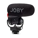 JOBY Wavo Plus, Vlogging-Mikrofon für Kameras, Super-Nierenmikrofon mit Live-Audioüberwachung, Hochpassfilter,…