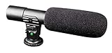digipower Shotgun Mikrofon, unidirektionales Kondensatormikrofon für DSR- und Videokameras sowie Smartphones,…