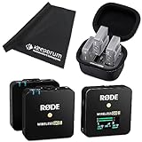 Rode Wireless GO II Mikrofon-System + Charge Station Lade-Case + keepdrum Tuch
