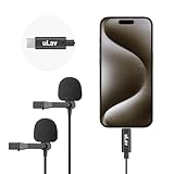 Movo uLav-L-Duo Digitales Dual iPhone 15 Lavalier Omnidirektionales Clip-On-Mikrofon mit USB-C-Anschluss,…