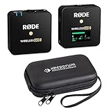 Rode Wireless GO II Single Mikrofon-Funksystem + keepdrum Soft-Case