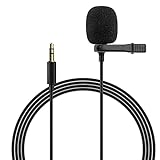 Auto-Mikrofon für Stereo, 3,5 mm, Plug-and-Play, kabelgebundenes Mikrofon, kompatibel mit Fahrzeug-Hauptgerät,…