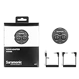Saramonic Miniatur-Mikrofon und Audio-Mixer, 2-Kanal, 3,5 mm, mit TRS- und TRRS-Ausgangskabel für Kameras,…
