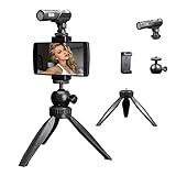 Smartphone Mikrofon Video Kit, Shotgun Video Mic für Smartphone und Kameras, Vlogging Kit für YouTube,…