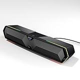 Edifier MG300 kompakte Gaming Soundbar mit RGB-Beleuchtung, integrierter Soundkarte und Mikrofon, Bluetooth…