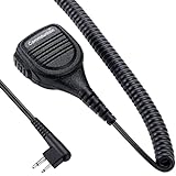 Lautsprecher Mikrofon mit Kevlarverstärktes Kabel für Motorola Radio BPR40 CP200 cp200d CP200 X LS CP185…