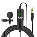 SYNCO S8 8 Meter Lavalier-Mikrofon-Krawatte-Kondensator, Omnidirektional, Clip Microphone, kompatibel…