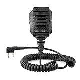 Retevis RS114 Funkgerät Lautsprecher Mikrofon IP54 Wasserdicht 2 Pin Kompatibel mit Walkie Talkie RT24…