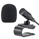 NewTH Mikrofon 2.5 mm Externes Montage Mic für Auto Fahrzeug Haupteinheit Bluetooth Audio Stereo Radio…
