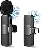 iZEN Mini-Lavalier-Ansteckmikrofon für Aufnahmen, Mikrofon, Live-Streaming für Android-Handys (nur USB-Typ-C-Anschluss),…
